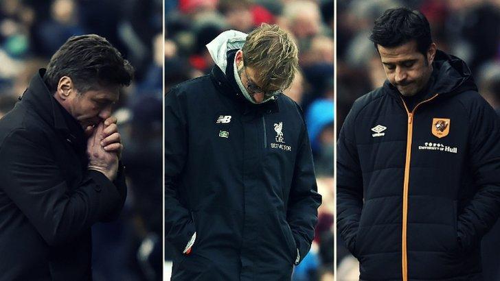 Mazzarri, Klopp and Marco Silva