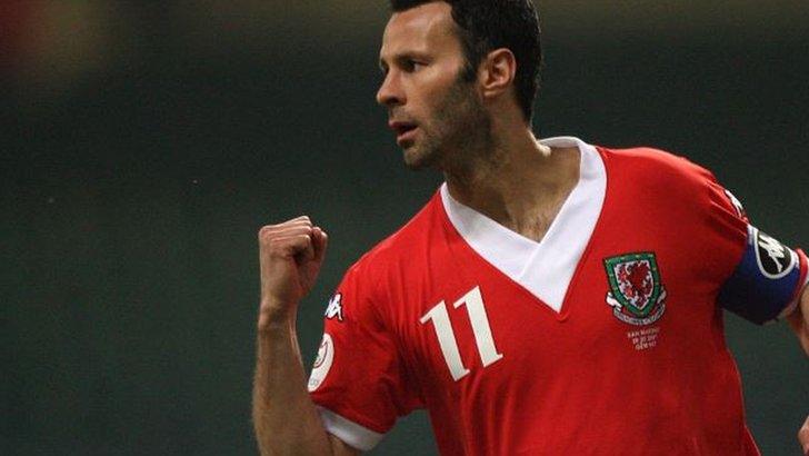 Ryan Giggs in action for Wales - but will he be the team's next coach?