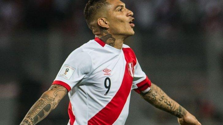 Peru striker Paolo Guerrero