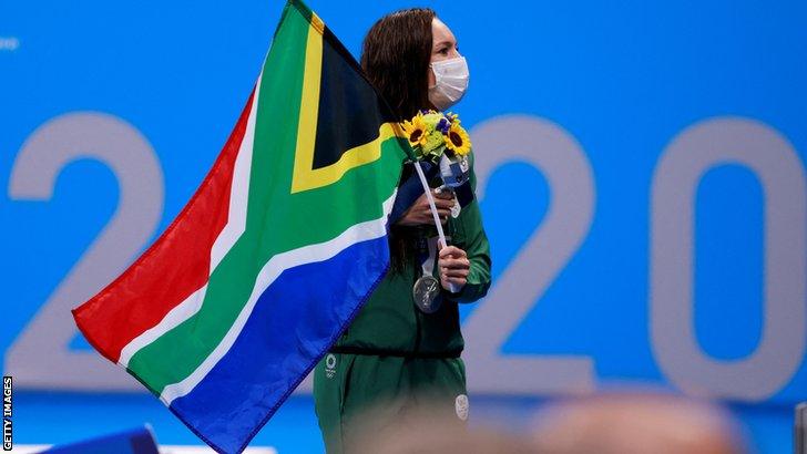 South African swimmer Tatjana Schoenmaker