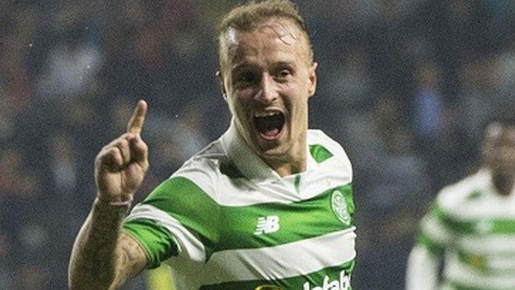 Celtic's Leigh Griffiths celebrates