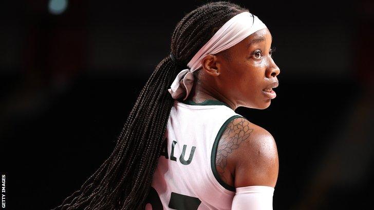 Nigeria women's basketball player Ezinne Kalu