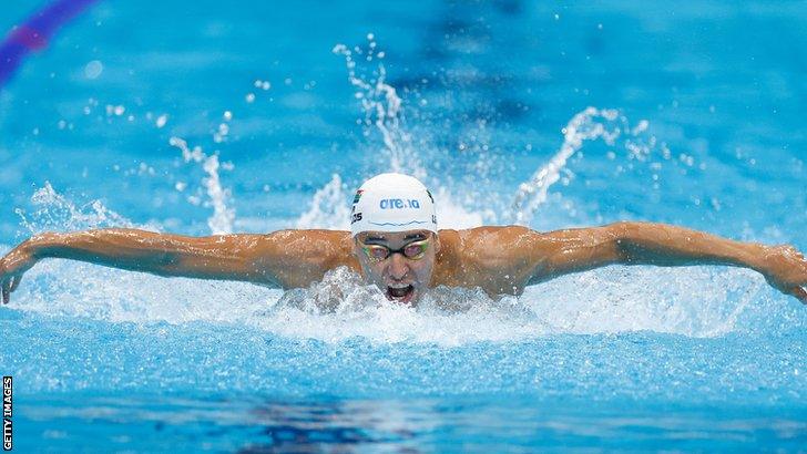 South African swimmer Chad le Clos