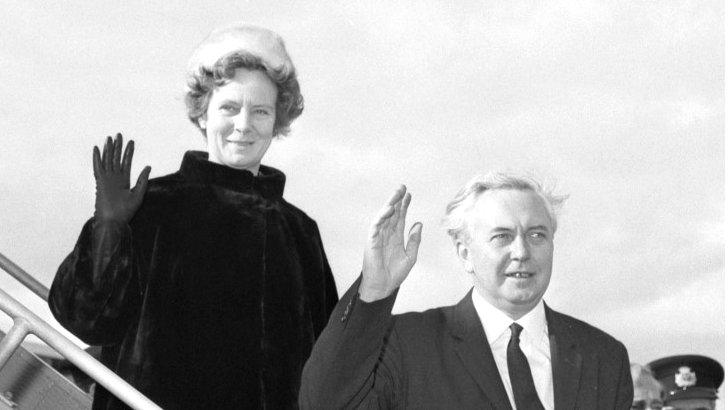 Mary and Harold Wilson in 1966