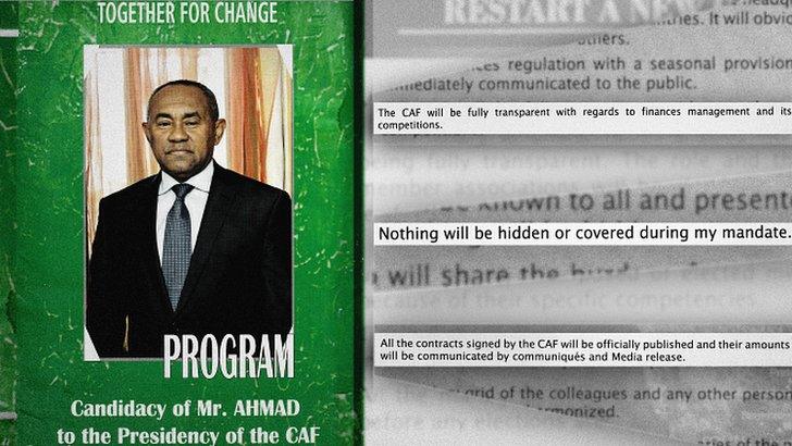 The 2017 manifesto of Caf President Ahmad