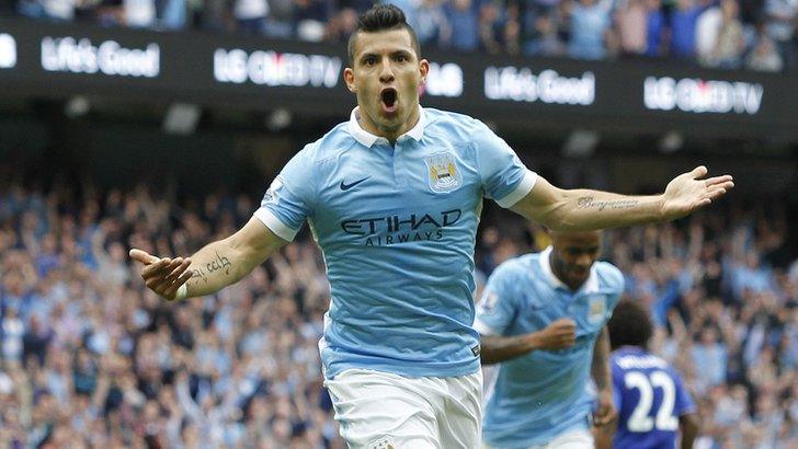 Manchester City forward Sergio Aguero