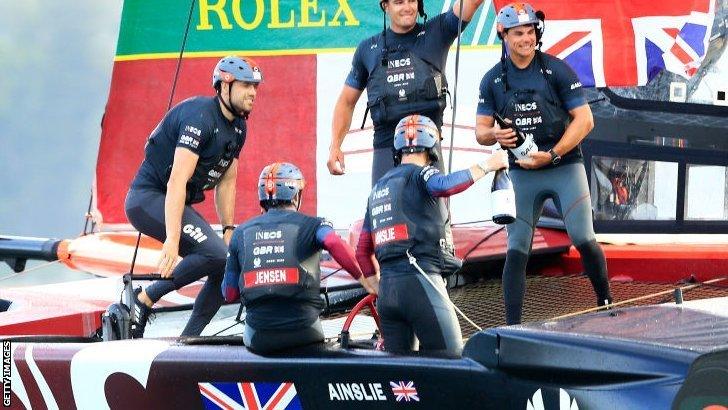 Sir Ben Ainslie is the driver and CEO of the Great Britain team in Sail GP.