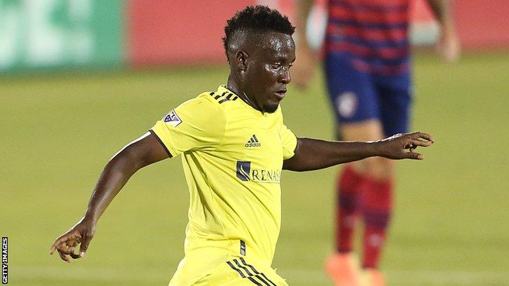 Ghana international David Accam in action for MLS side Nashville