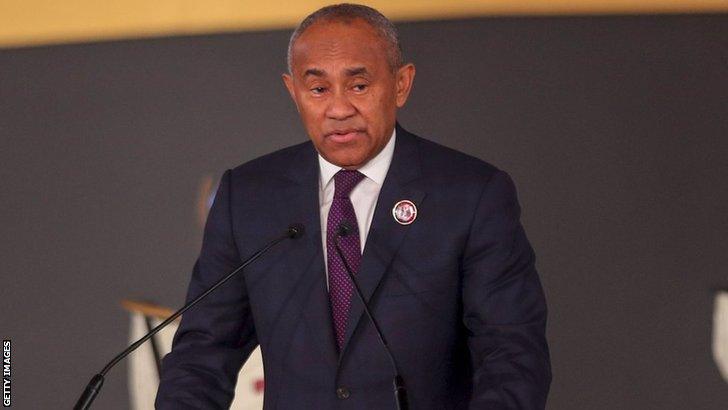 Caf president Ahmad