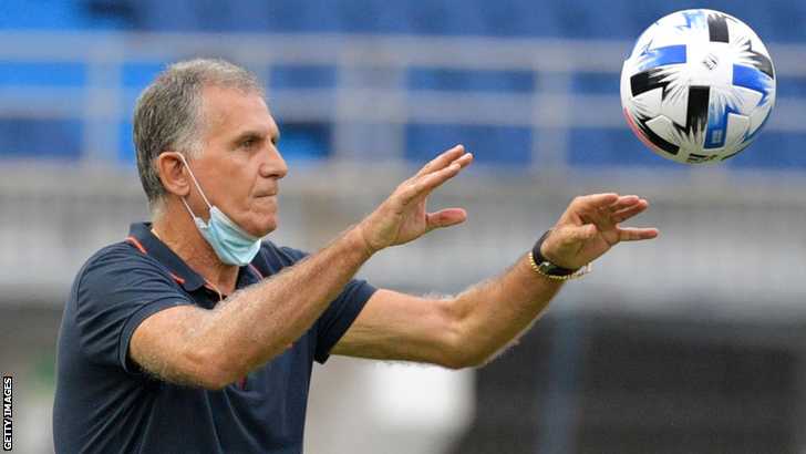 Portuguese coach Carlos Queiroz