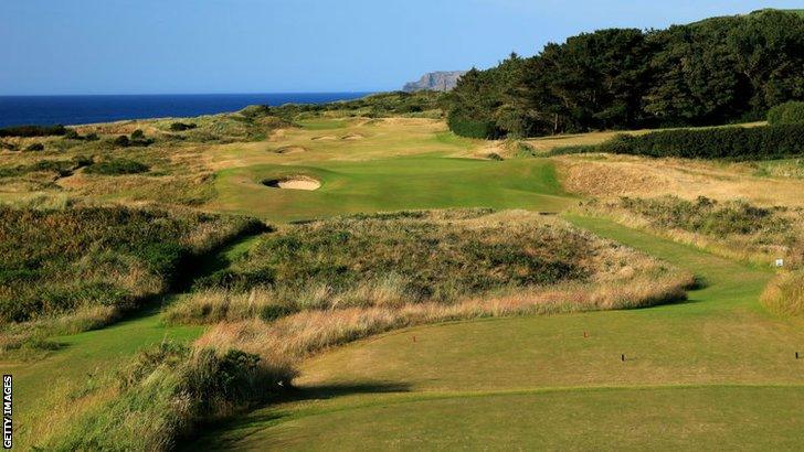 Portrush hole three