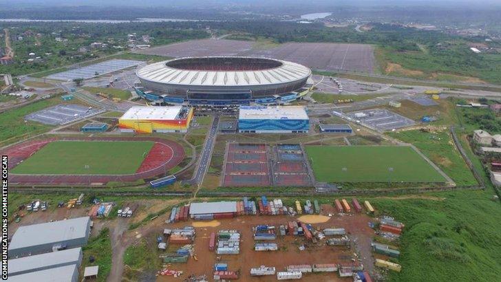 Japoma Stadium and training complex in Douala