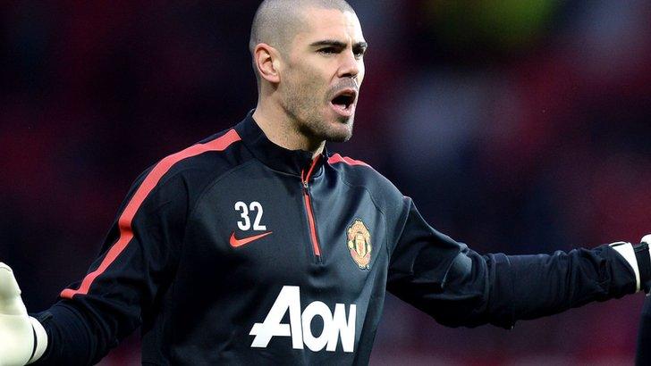 Manchester United keeper Victor Valdes