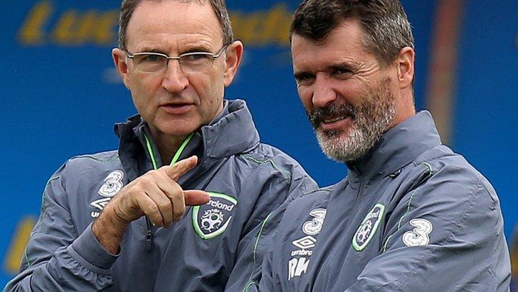 Martin O'Neill and Roy Keane