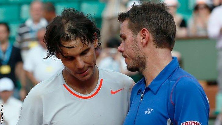 Rafael Nadal and Stan Wawrinka