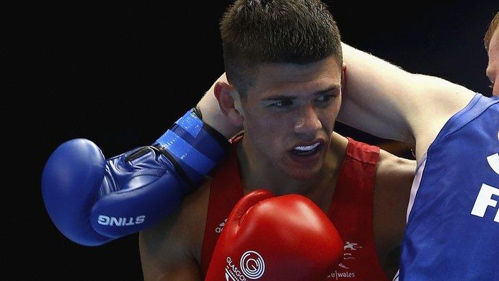 Welsh boxer Joe Cordina