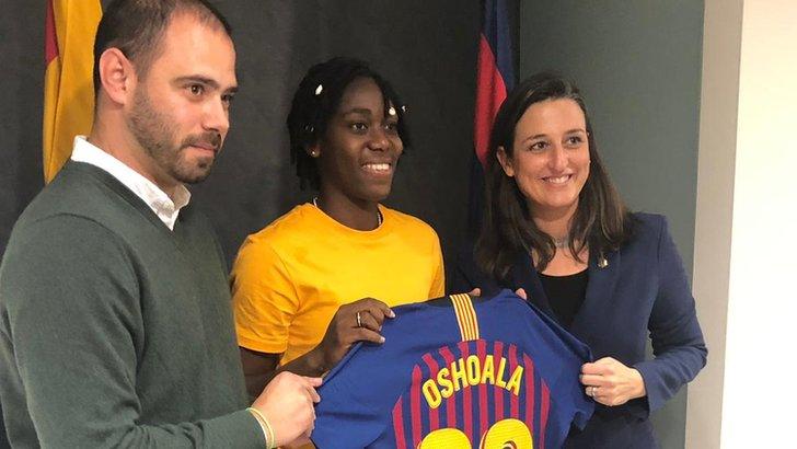 Nigeria forward Asisat Oshoala