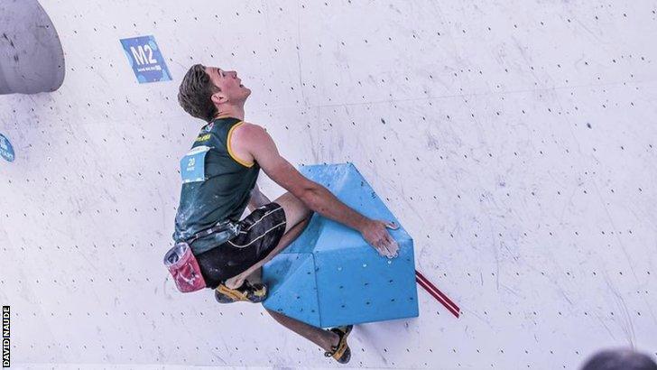 South African sport climber David Naude