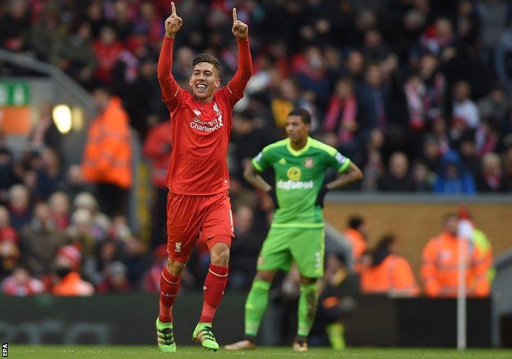 Liverpool forward Roberto Firmino