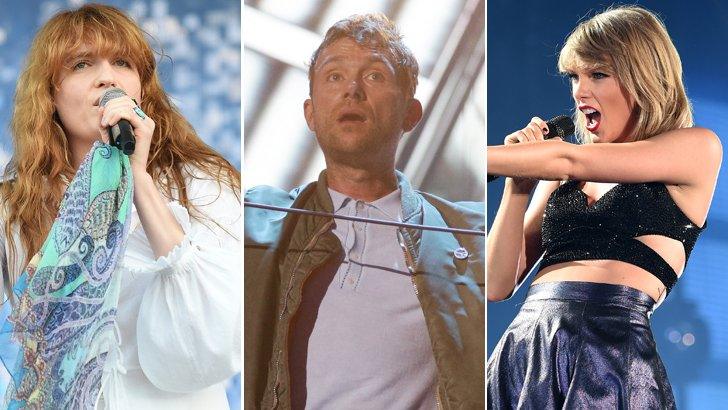 Florence and the Machine, Blur and Taylor Swift