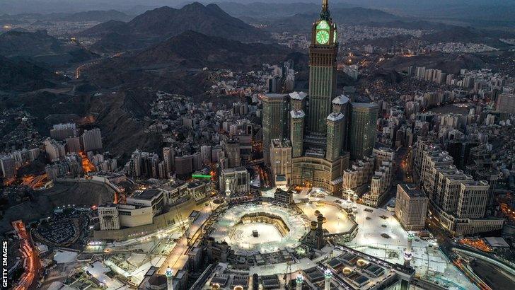 The holy city of Mecca, Saudi Arabia