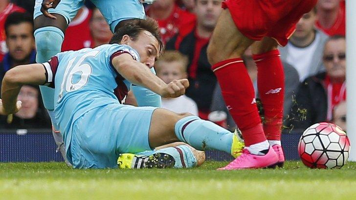 West Ham midfielder Mark Noble