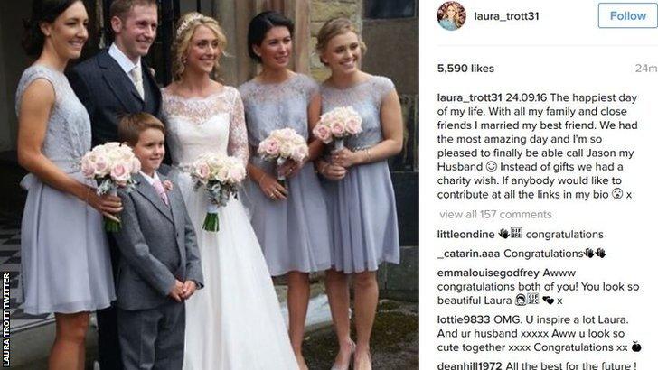 Laura Trott wedding