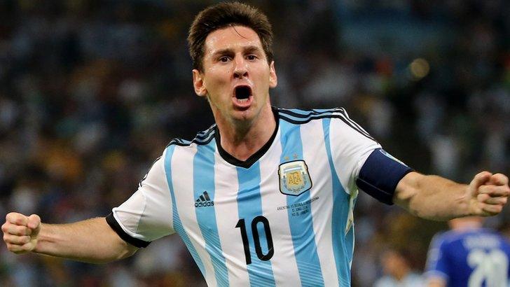 Lionel Messi of Argentina