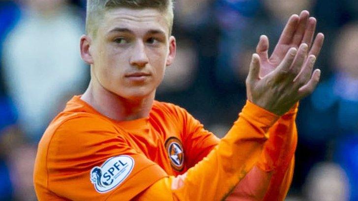 Dundee United midfielder Ryan Gauld