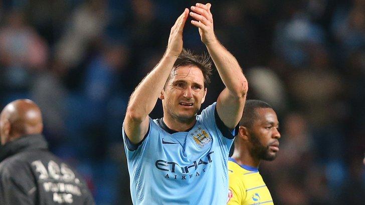 On-loan Manchester City midfielder Frank Lampard