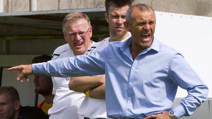 Warrington Town manager Shaun Reid