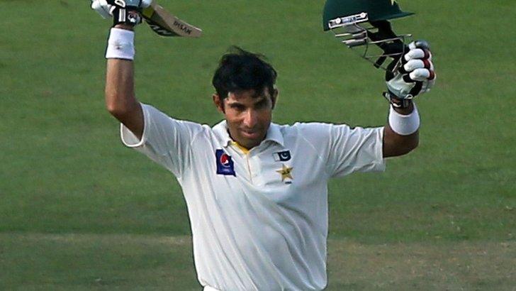 Misbah-ul-Haq celebrates reaching his half-century