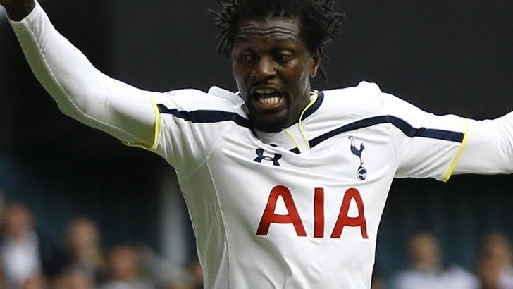 Emmanuel Adebayor of Tottenham