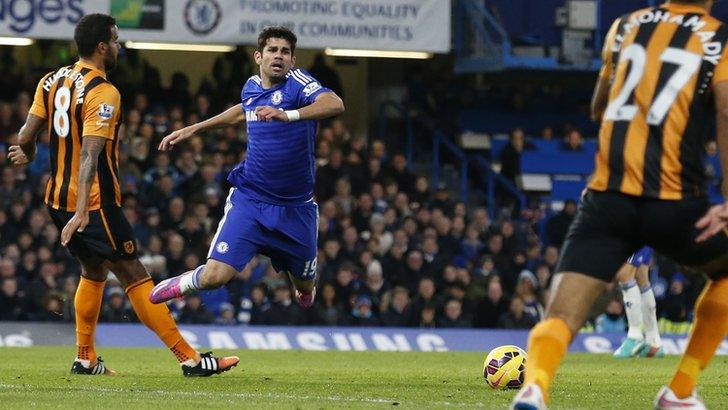 Diego Costa of Chelsea