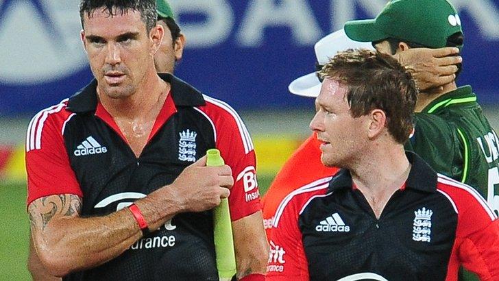 Kevin Pietersen and Eoin Morgan