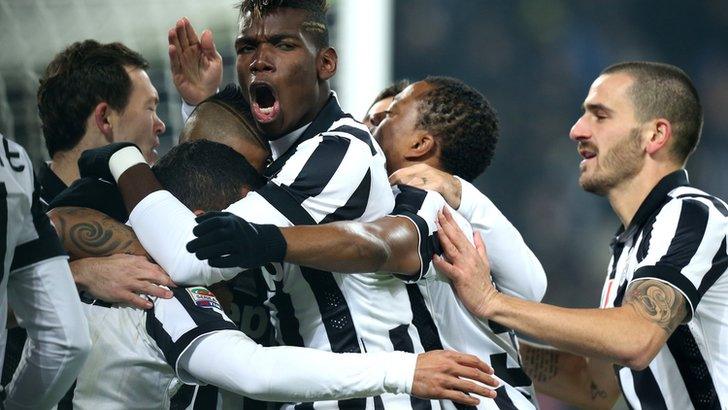 Juventus celebrate