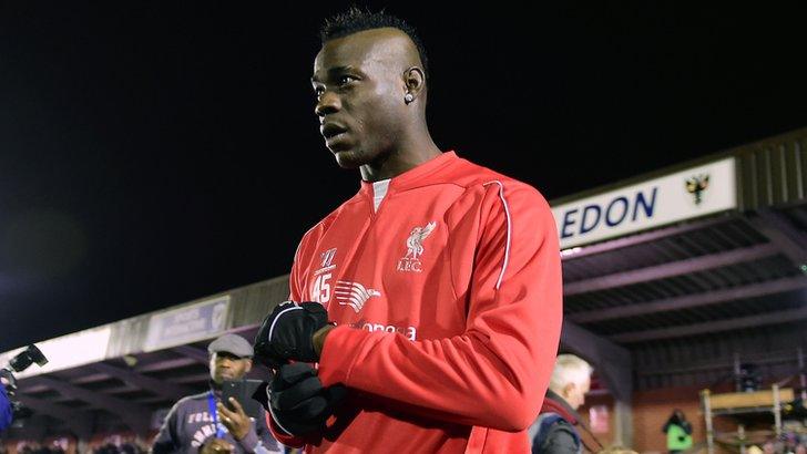 Liverpool striker Mario Balotelli