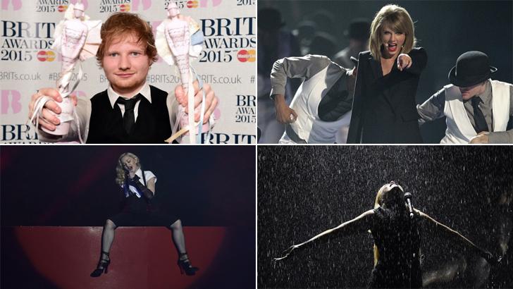 Brit Award winners and performers