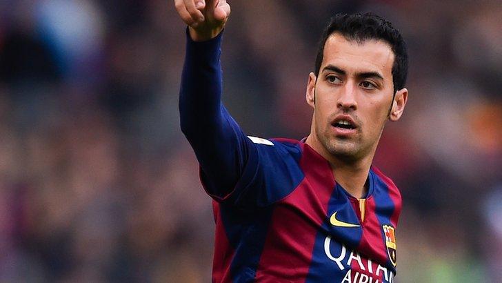 Barcelona midfielder Sergio Busquets