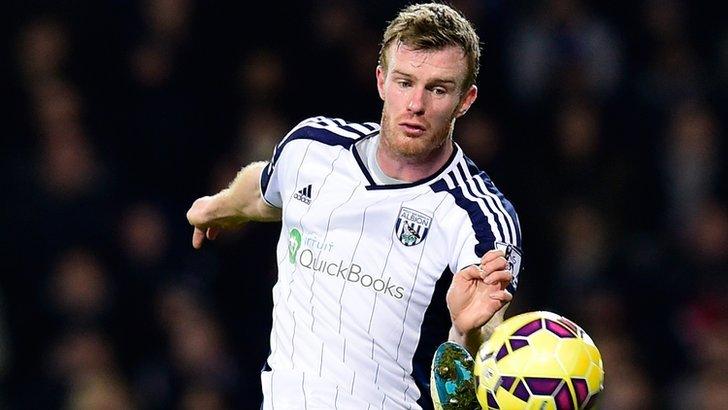 West Brom's Chris Brunt