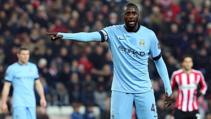 Manchester City midfielder Yaya Toure