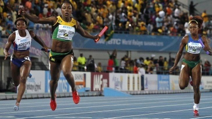 GB's women take bronze in the 4x100m relay