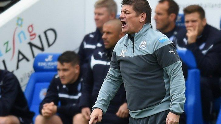 Newcastle United manager John Carver