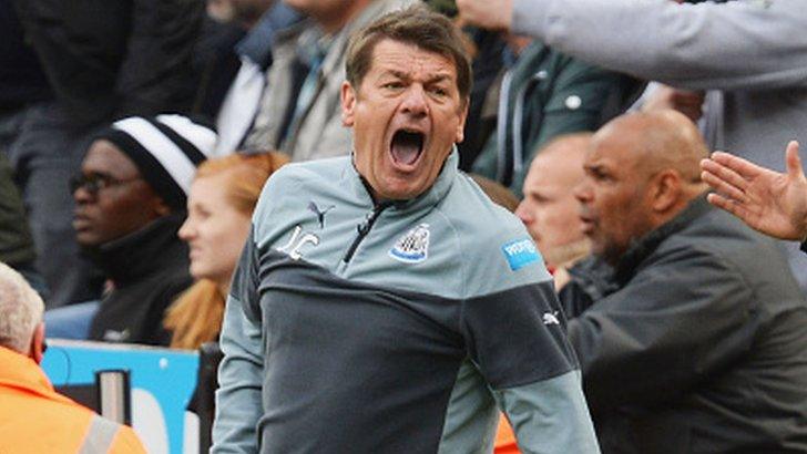 Newcastle United manager John Carver