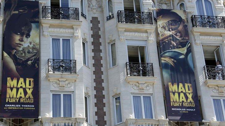 Mad Max posters in Cannes