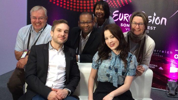 Electro Velvet and BBC team