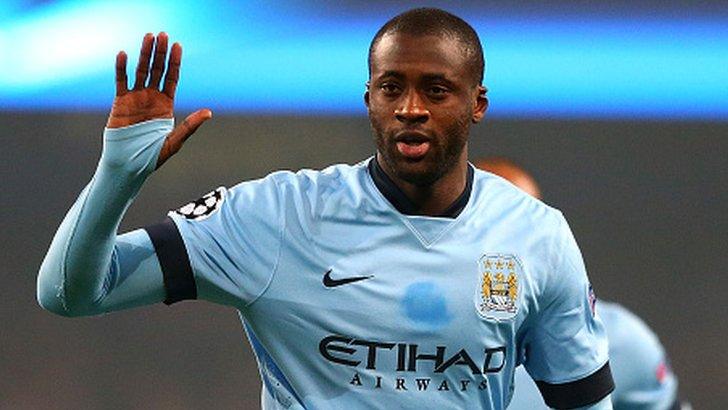 Manchester City midfielder Yaya Toure