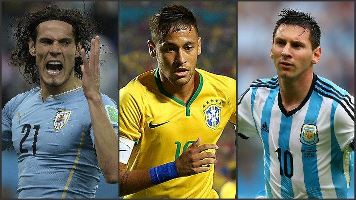 Uruguay, Brazil, Argentina