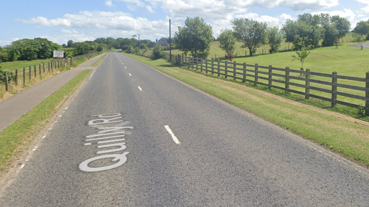 A general view of the Quilly Road