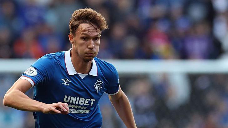 Kieran Dowell in action for Rangers